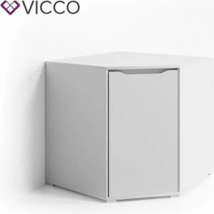 Commode d'angle „Ruben“ Blanc Vicco