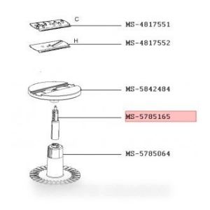 Image de Moulinex MS-5785165 - Arbre de transmission support pour robot de cuisine