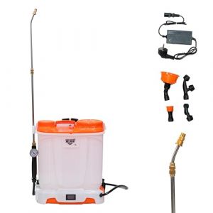 Ruris Pulvérisateur Électrique RSE 1200 – Réservoir 12 L, Batterie 12V 8Ah, Autonomie 4h, Manomètre, Écran LED, Lance métallique, 4 Buses incluses