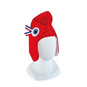 Doudou et Compagnie Bonnet Phryge Mascotte Officiel des Jeux Olympiques et Paralympiques De Paris 2024 - Rouge - Bonnet Taille S - pour Bébé dès la Naissance - Fabriqué en France - JO2430