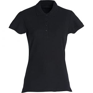 CLIQUE Polo basic Femme Noir XS