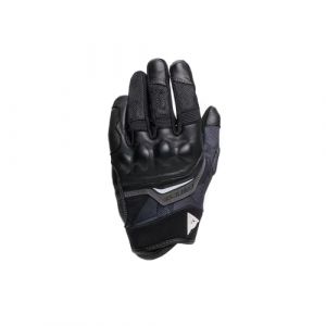 Image de Dainese Gants Ermex, Gants de moto d'été pour femme, respirants avec inserts en mesh, protections rigides des articulations, renforts en cuir, écran tactile, XS, Noir et Blanc