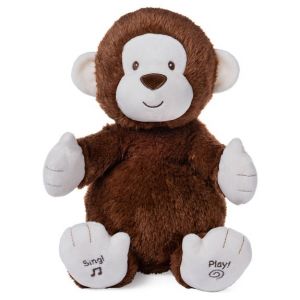 Spin Master Clappy le singe animé Gund - Peluche interactive