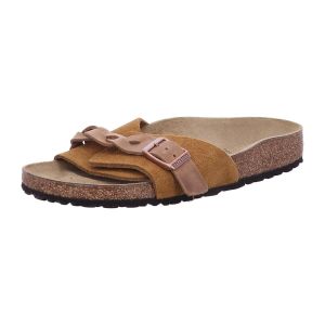 Birkenstock Sandales femme Oita Braided Suede Leather