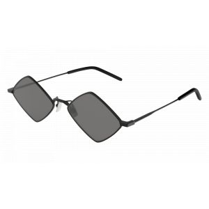Saint laurent Unisex SL 302 LISA 002 Lunettes de soleil Métal Noir Noir Géométrique Normale