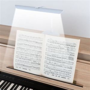 Classic Cantabile 12120WW WM Lampe de Piano Easy Blanc