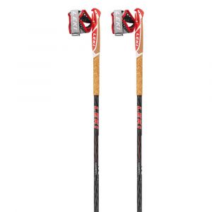 Leki Vertical K 110 cm White / Neon Red - White / Neon Red - Taille 110 cm