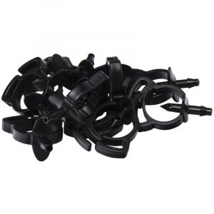 Jardibric 10 jonctions cannelees auto percantes avec collier de serrage