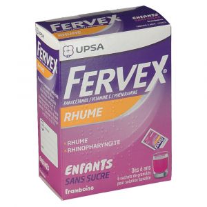 Upsa Fervex - Rhume enfants 8 sachets sans sucre