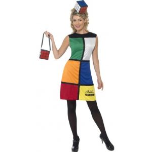 Image de Déguisement Rubik's Cube pour femme (taille M)