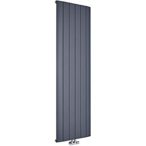 Hudson Reed Radiateur design Vertical raccordement Central Aluminium Aurora 180cm x 56,5cm x 4,5cm 2303 Watts