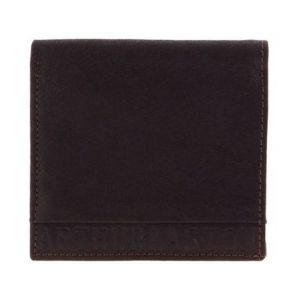 Arthur & Aston Portefeuille mini cuir de vachette 2 volets Marron - Couleur Marron - Taille Taille unique
