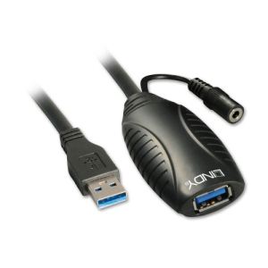 Image de Lindy 43156 - Rallonge USB 3.0 active 10 m.