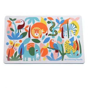 Boîte de 36 crayons de couleurs Rex London Wild Wonders
