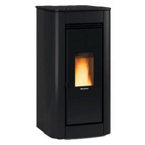 Po&ecirc;le &agrave; granul&eacute;s &eacute;tanche ventil&eacute; - 8 kw-N - Ilary Top Noir LA NORDICA EXTRAFLAME