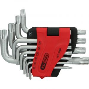 KS Tools Jeu de clés mâles coudées Torx, Court, 10 pièces