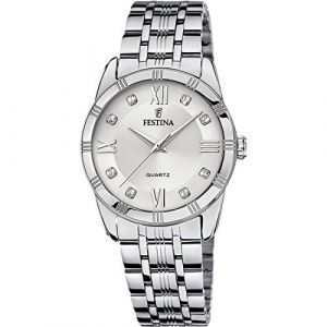 Festina Femme Analogique Quartz Montre avec Bracelet en Acier Inoxydable F16940/A