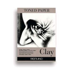 Fabriano Bloc papier gris, 29,7 x 42 cm (A3) - 120 g/m²