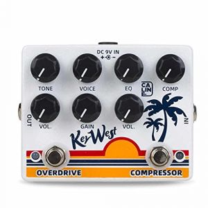 Caline DCP-05 Key West - Compresseur et pédale d'overdrive pour guitare
