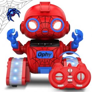 Ophy Robot de Projection Enfant Jouet, avec Yeux LED, Musique et Sons Int&eacute;ressants pour Gar&ccedil;ons et Filles &agrave; Partir de 3 4 5 6 7 8 9 10 11 12Ans Halloween Cadeau d'anniversaire