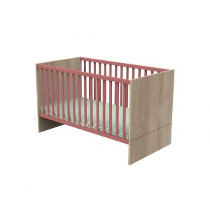 Sauthon LIT EVOLUTIF LITTLE BIG BED 140 x 70 NOVA ROSE CANYON