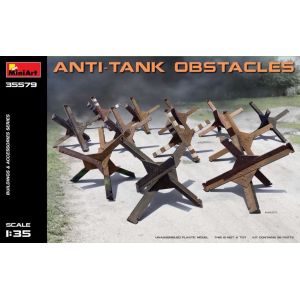 Mini Art MAQUETTE MINIART - ECH 1/35 -ANTI-TANK OBSTACLES- REF 35579 - GERMAN ARMY