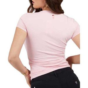 Guess Tshirt col en V manches courtes Noir - Taille 38