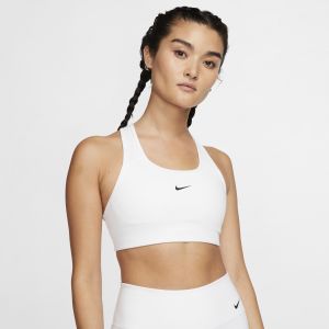 Nike Soutien-gorge De Sport à Maintien Moyen Dri Fit Swoosh XL White / Black