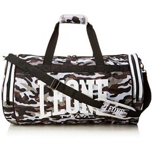 LEONE 1947, Sac de Sport Camouflage, Adulte Unisexe, Camouflage Gris, Taglia Unica, AC906