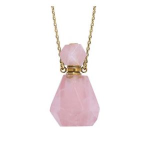 Collier doré à l'or fin quartz ELIXIR