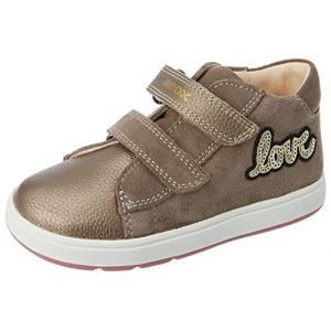 Geox B Biglia Girl B, Chaussures Premiers Pas Bébé Fille, Gris