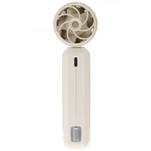 Verbatim Ventilateur portable Cool'n'Go AirJet blanc/argent, chargement avec le câble USB-A vers USB-C