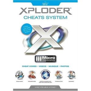 Micro application XPloder Cheats System Wii