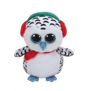 Image de Ty Nester en peluche de hibou de Noël de Boo 15 cm