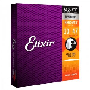 Elixir 11152 FOLK 12 CORDES NANOWEB L 10-47