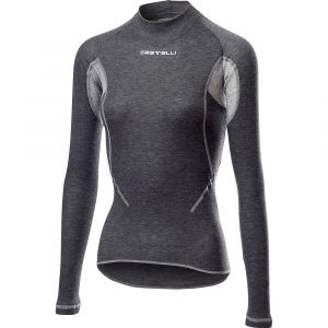 Castelli Flanders 2 Warm LS Baselayer Jersey Women, grey XS T-shirts manches longues