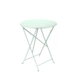 Image de Fermob Table pliante BISTRO ronde - A7 menthe glaciale - Ø 60 cm