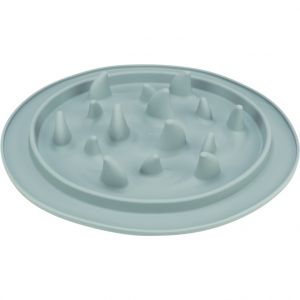 Trixie Gamelle Slow feeding set de table bleu – Ø 24 cm