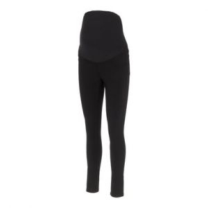 Mamalicious Mllucy Pantalon Slim A. Noos, Noir/Denim, M Femme