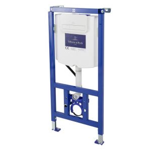Villeroy & Boch ViConnect Bati Support 52.5x13cm pour wc suspendu hauteur 112cm Blanc - Blanc