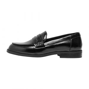Only Femme Onllux-1 PU Moafer Noos Mocassin, Noir, 41 EU