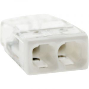 Wago - Sachet de 10 bornes 2 entr&eacute;es s&eacute;rie 2273