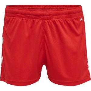 Hummel Core Xk Poly Shorts Woman True Red, pointure Large - Rouge - Taille Large