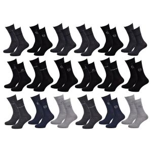 Sergio Tacchini Chaussettes Homme Ville Pack De 18 Paires 0687