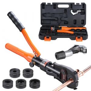 Outil de Sertissage Hydraulique-VEVOR-Pince à Sertir avec Mâchoires à Changement Rapide-les Espaces Rstreints et les Raccords en T