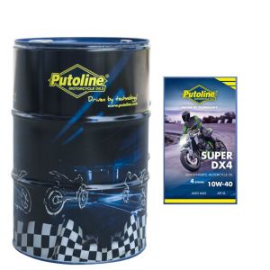 Huile moteur moto 4T semi synthétique en fut Putoline 10W-40 Super DX4