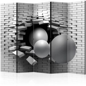 Artgeist Paravent 5 Volets "Brick in the Wall" 172x225cm