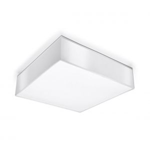 Image de Sollux Horus 35 SL 0138 Plafonnier carré moderne 2 ampoules LED E 27 Blanc