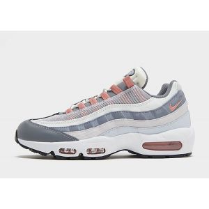 Nike Chaussures Air Max 95 pour Homme - Vast Grey/Cool Grey/Summit White/Red Stardust, Vast Grey/Cool Grey/Summit White/Red Stardust - Taille 45