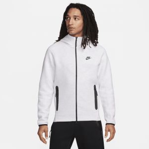 Nike Tech Fleece Full Zip Hoodie - Birch Heather/Black, Birch Heather/Black - Taille XS